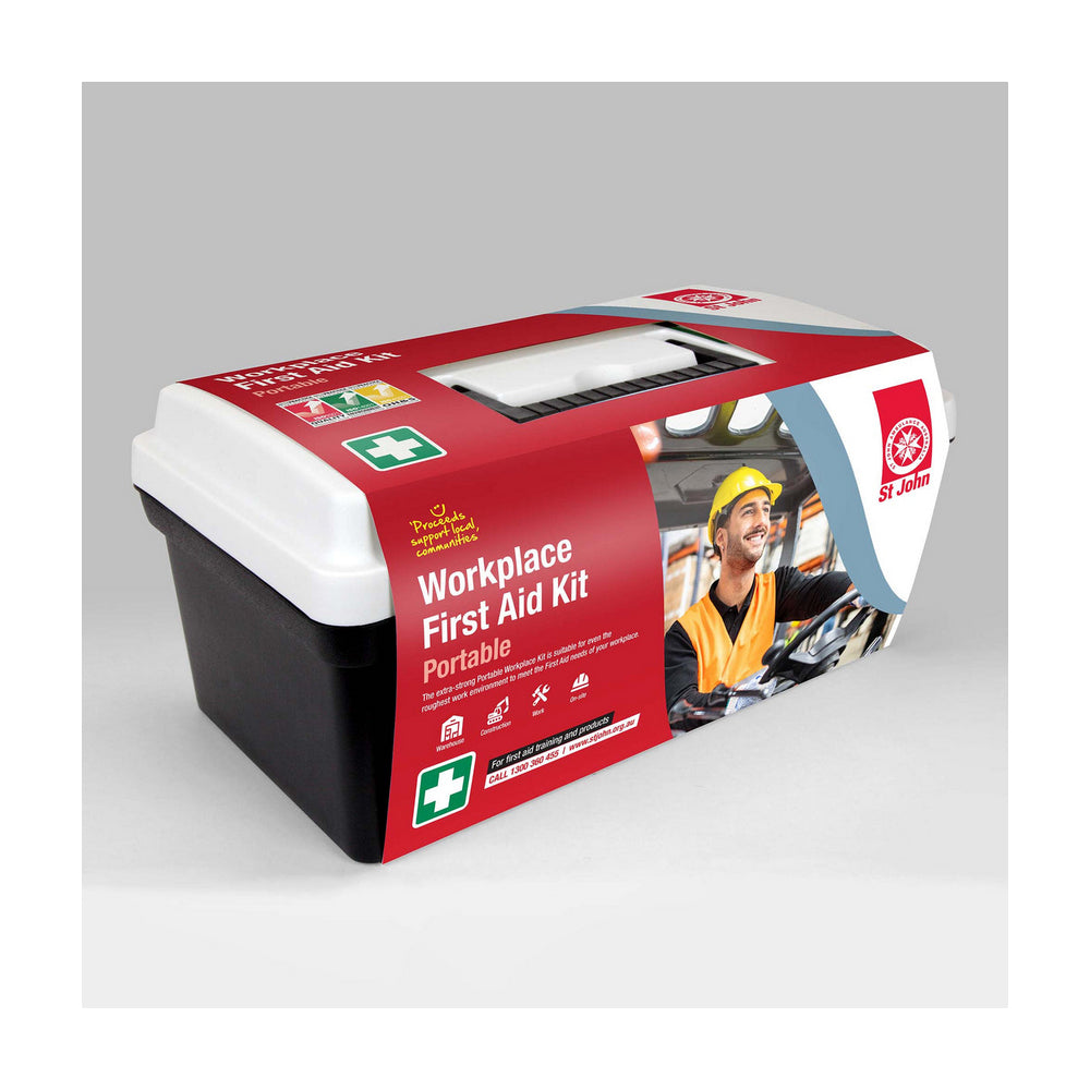 New ST JOHN AMBULANCE Workplace National First Aid Kit Portable #677502 | Australian Moto Spares