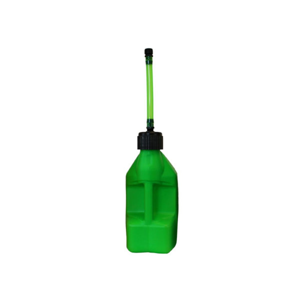 TUFF JUG 2.7gal/10L Green w/Black Standard Cap/Kawi Flex. Spout 7-KUS10-FFS003V | Australian Moto Spares