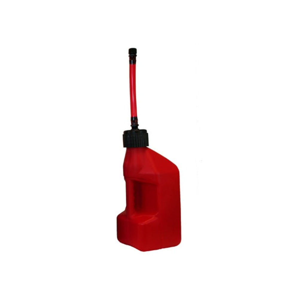 TUFF JUG 5 gal/20L Red with Black Standard Cap/Red Flexible Spout 7-RUS-FFS002V | Australian Moto Spares