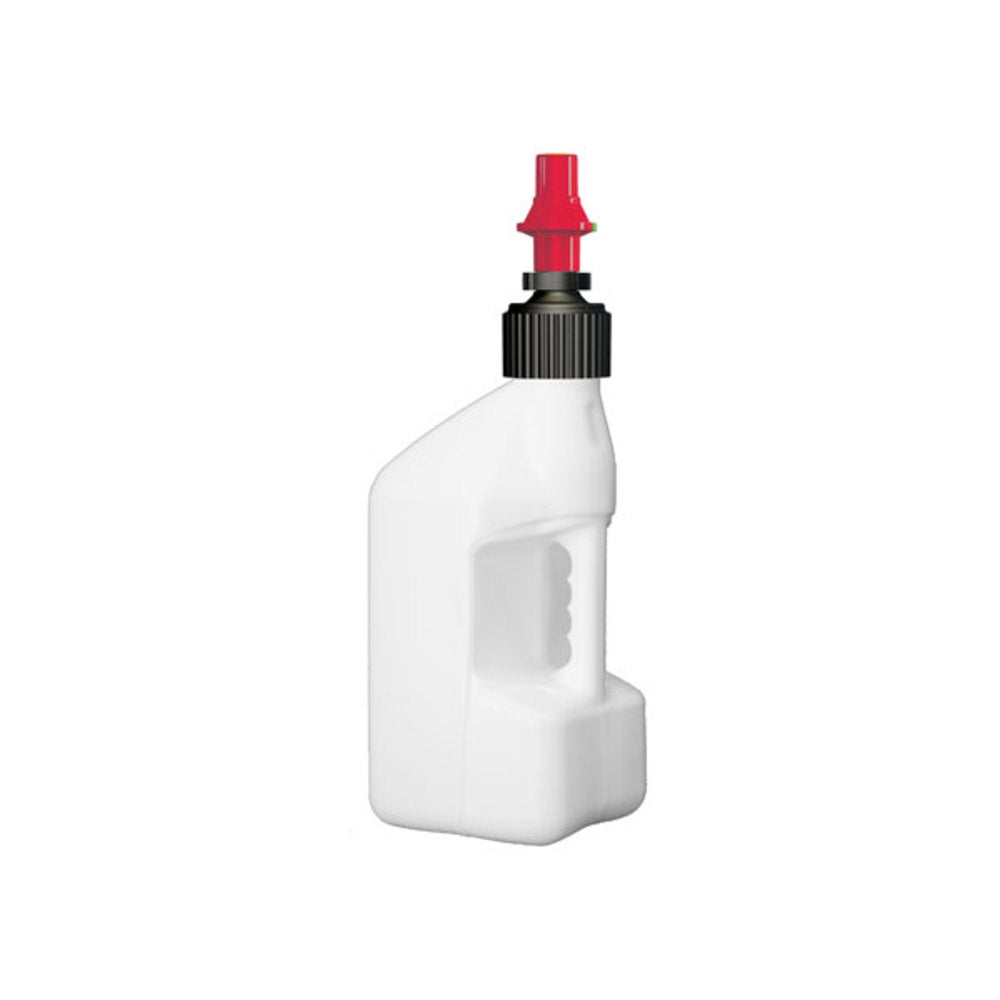 New TUFF JUG 2.7 Gallon/10 Liter White Tuff Jug with Red Ripper Cap 7-WURR10 | Australian Moto Spares