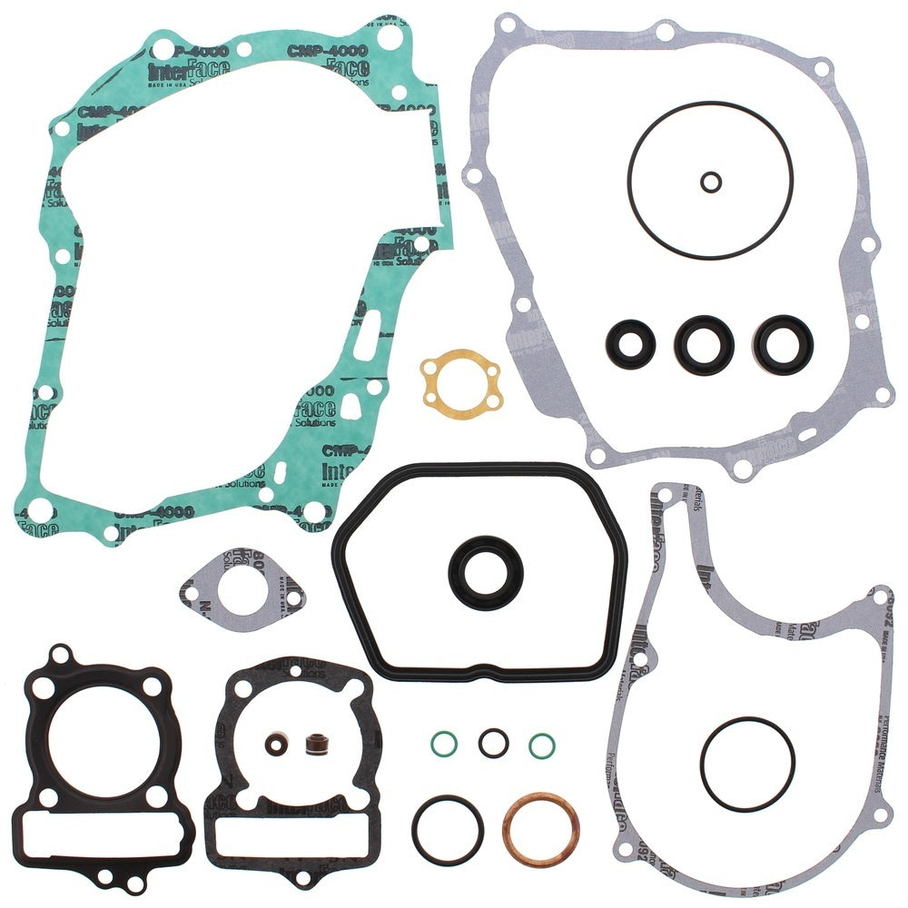 VERTEX Gasket Kit - Complete with Oil Seals For HONDA XR100R, CRF100F 811221