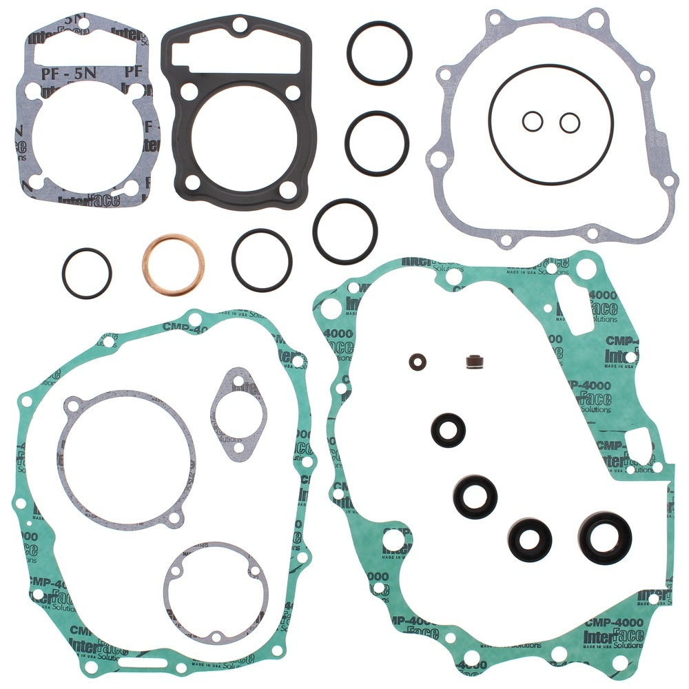 VERTEX Gasket Kit - Complete with Oil Seals For HONDA CTX200 BUSHLANDER 811228