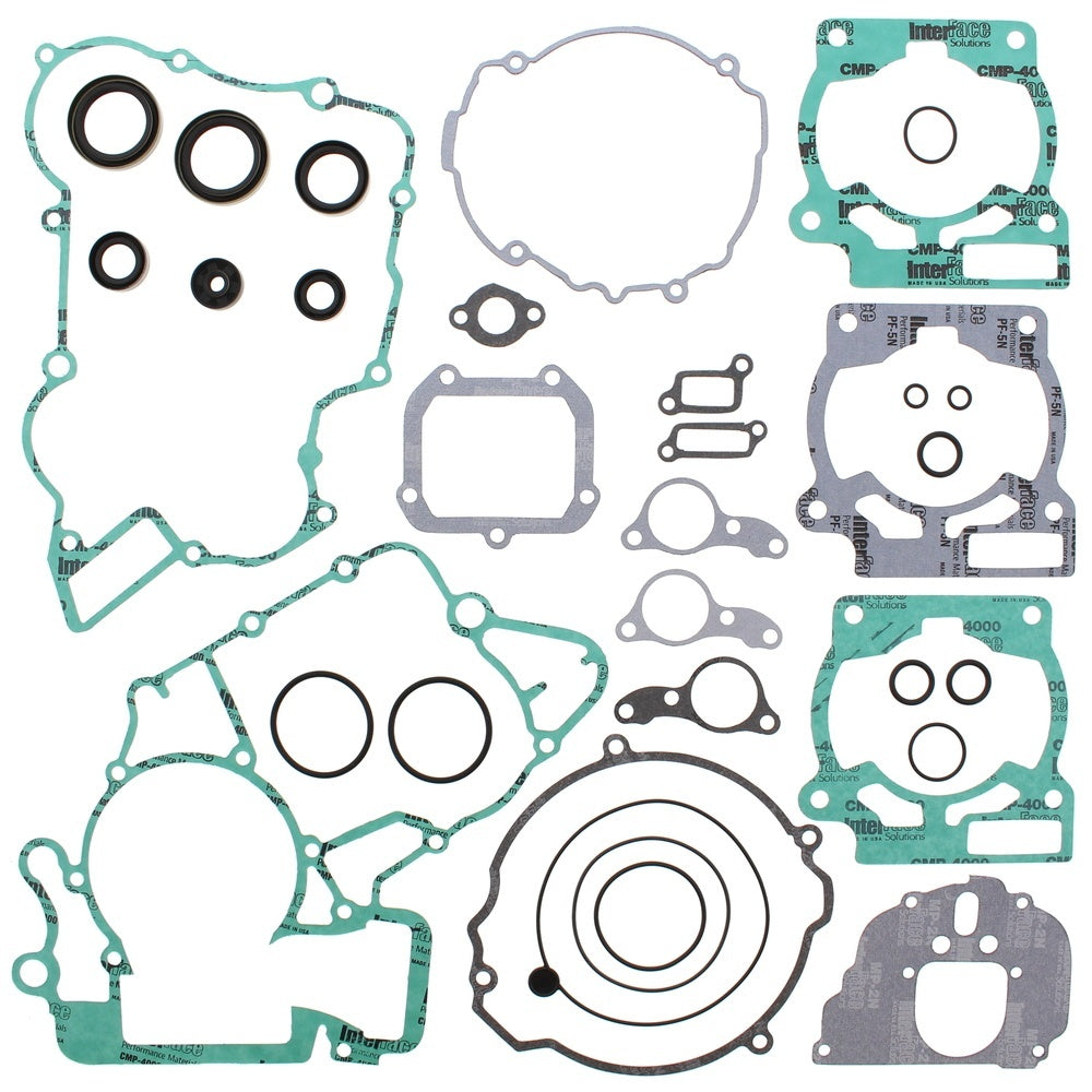 New VERTEX Gasket Kit - Complete with Oil Seals For KTM 200 EXC 811319