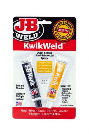 New J-B WELD Kwikweld Quick Setting Steel Reinforced Epoxy Twin Tube 8276 | Australian Moto Spares
