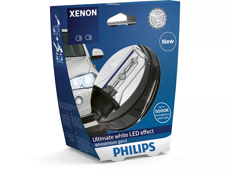New Philips Globe D2R Whitevision Gen2 (85126Whv2S1)