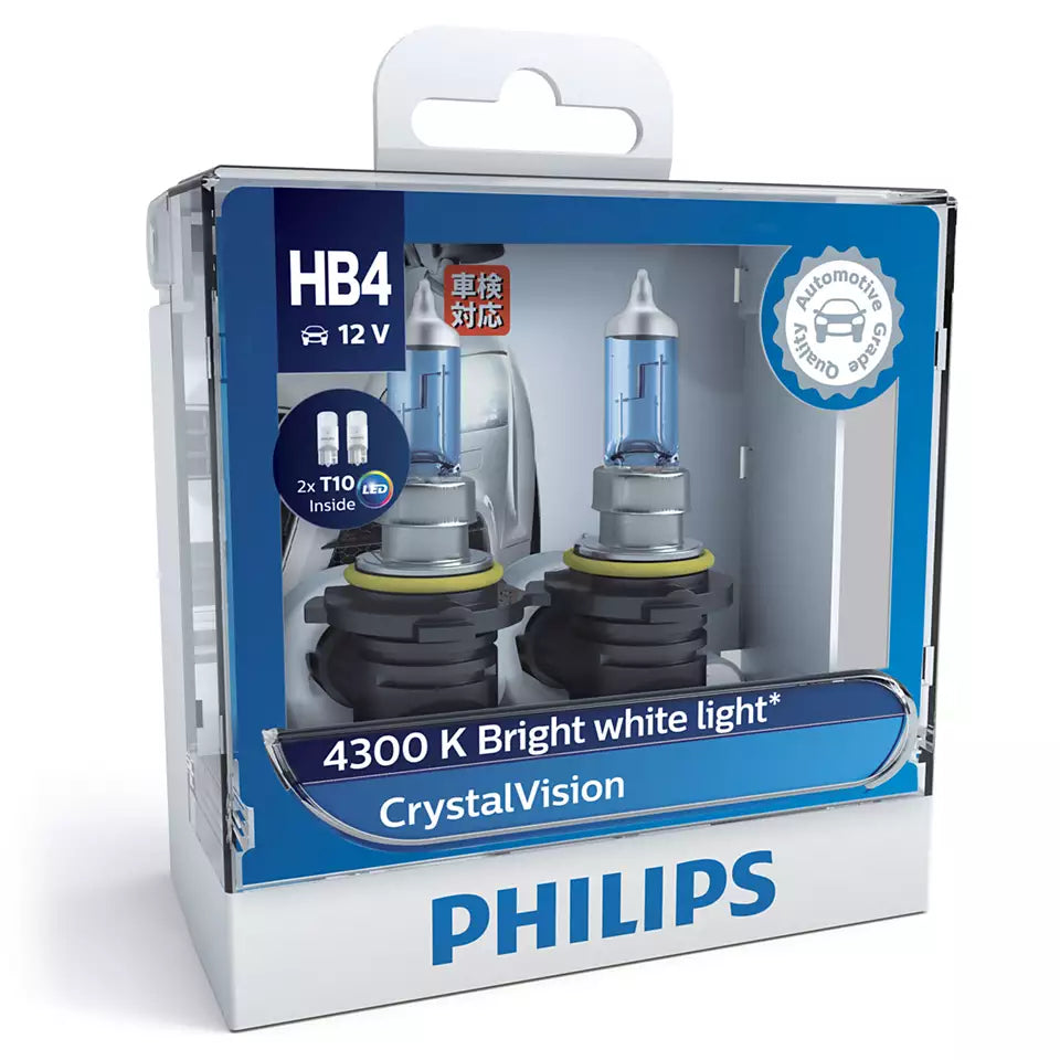 New Philips Globe Hb4 2Pk With Led T10 Park Globes (9006Cvsl)