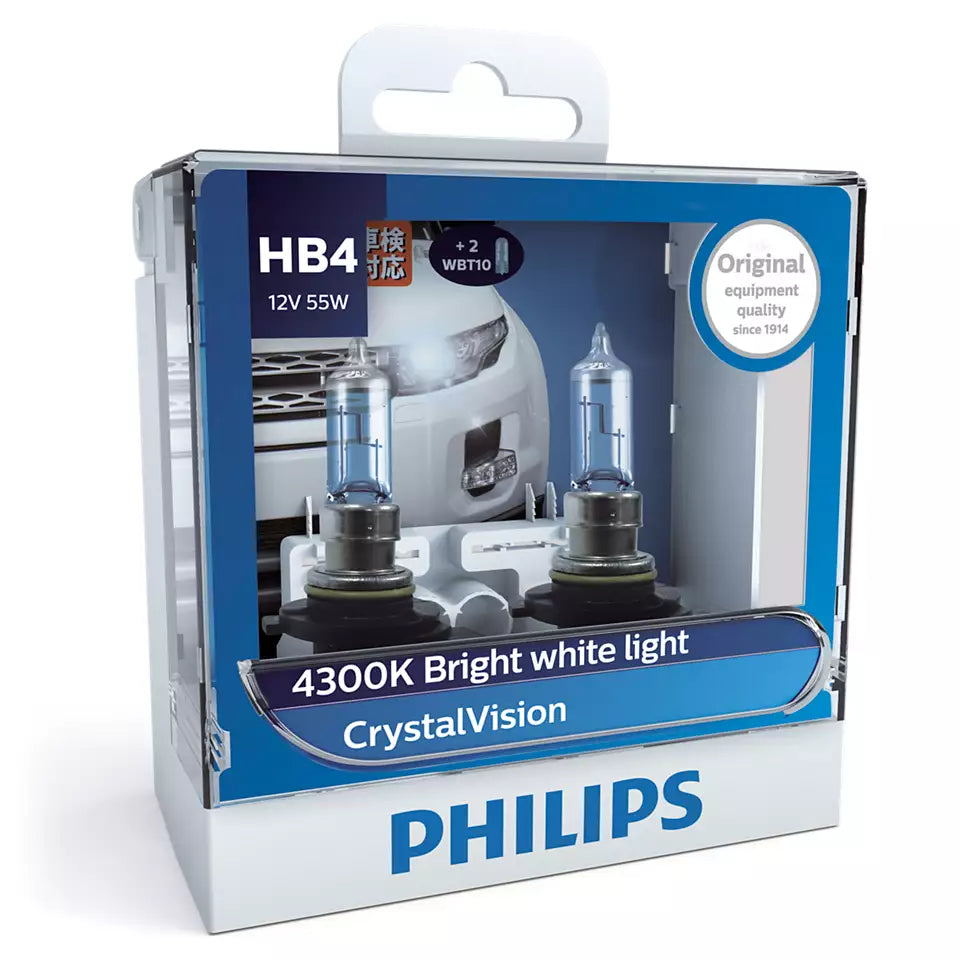 New Philips Globe Hb4/Wbt10 12V Special Twin Pack (T10 Park Globes Included)