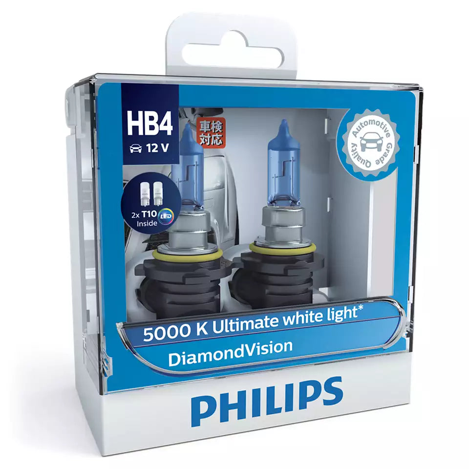 New Philips Globe Hb4 2Pk With Led T10 Park Globes (9006Dvsl)