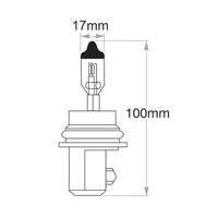 New Philips Globe Hb5 12V 65/55W Px29T Single Blister Pack (9007Prb1)
