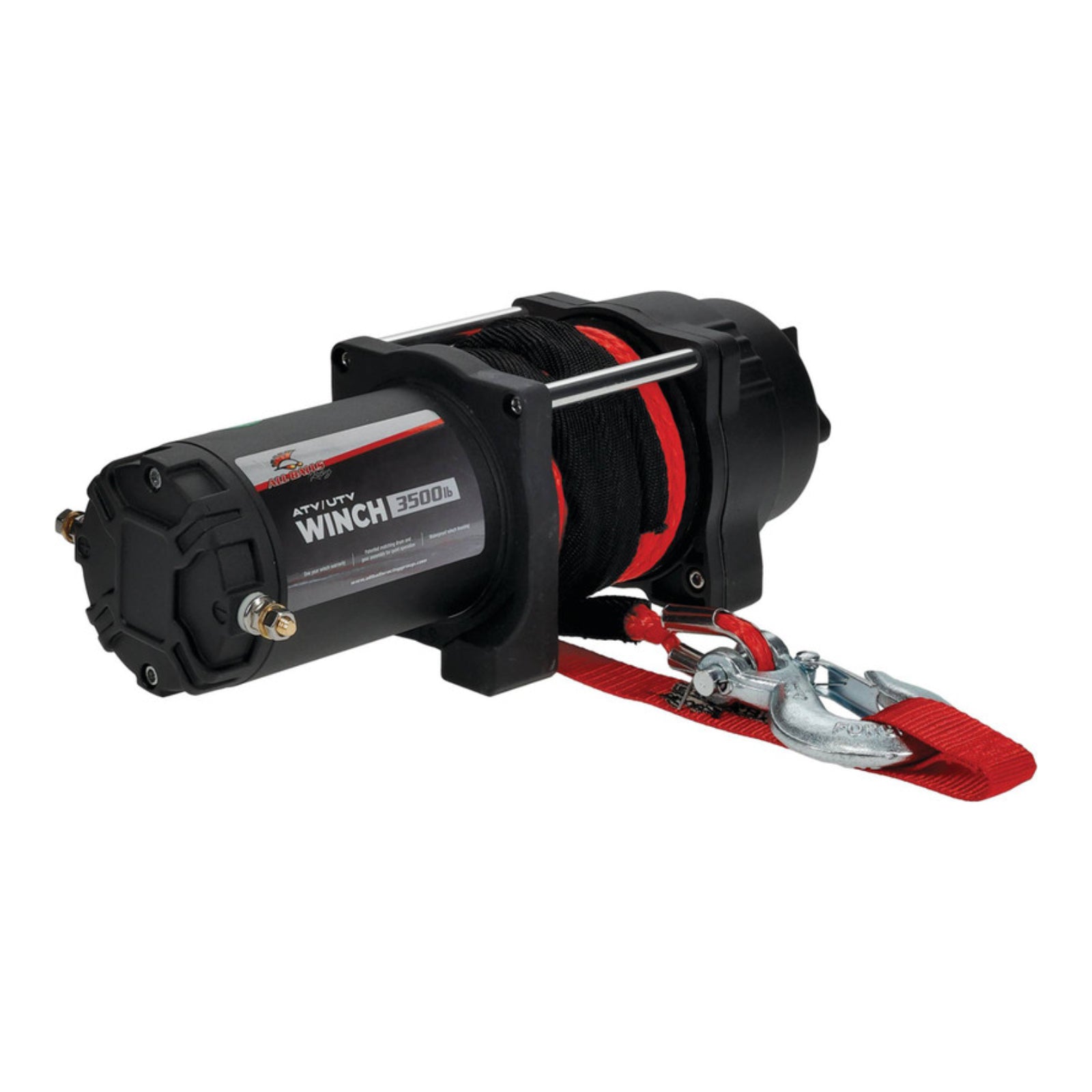 New ALL BALLS Racing 4 Bolt Winch 3500LB With 39FT Synthetic Rope #ABW35004SR