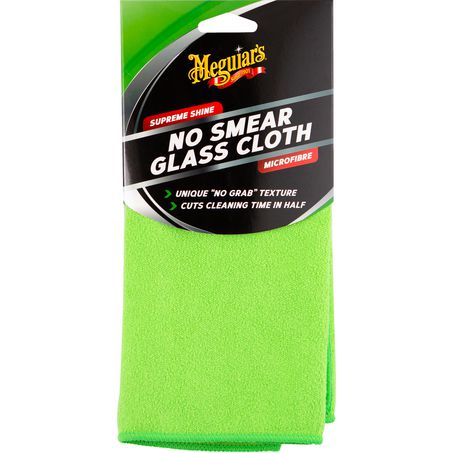 MEGUIARS Supreme Shine No Smear Glass Cloth-Manufactures Defect Warranty AG3032