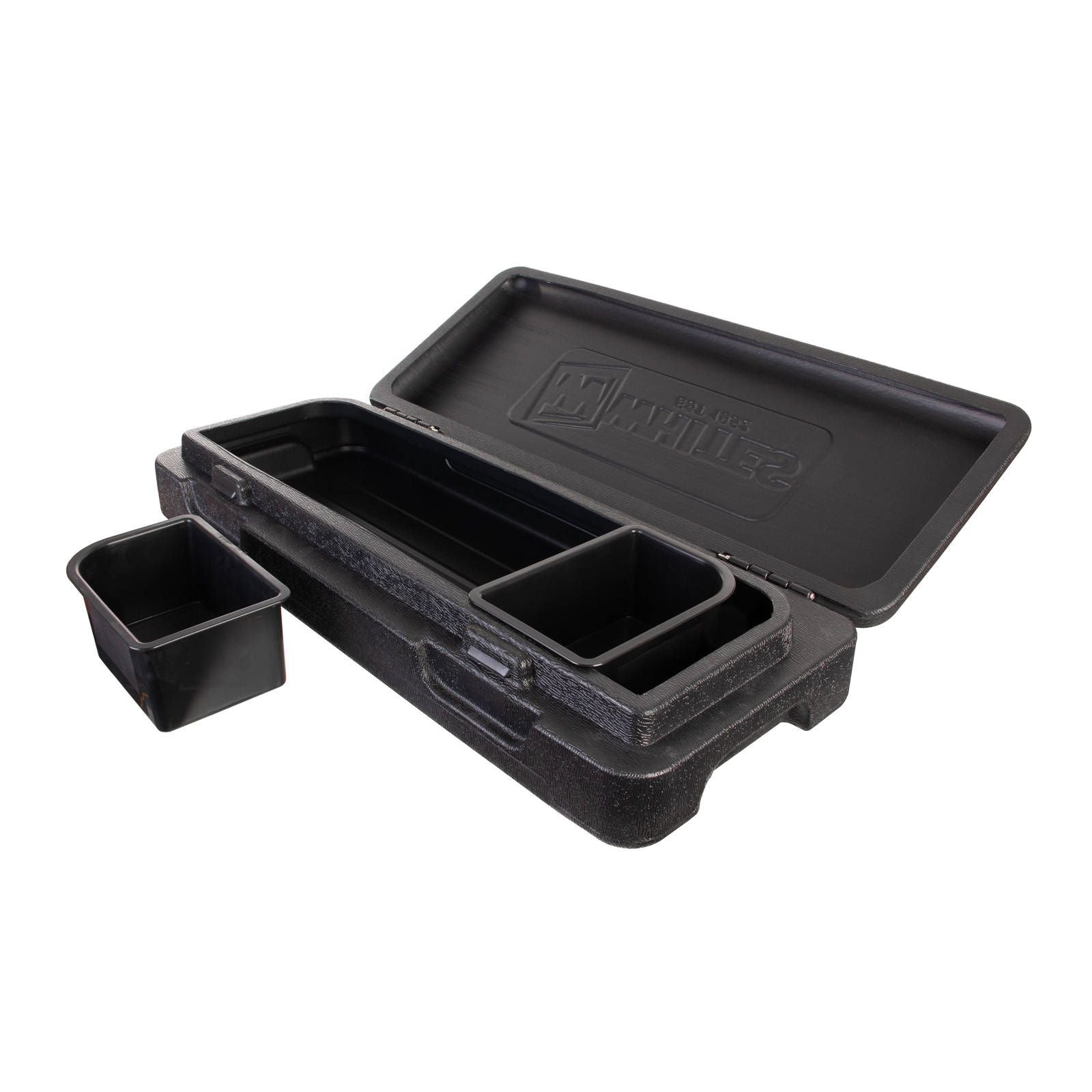 New WHITES Motorcycle ATV Cargo Box 33L Black / Black #ATVBOXBB33L