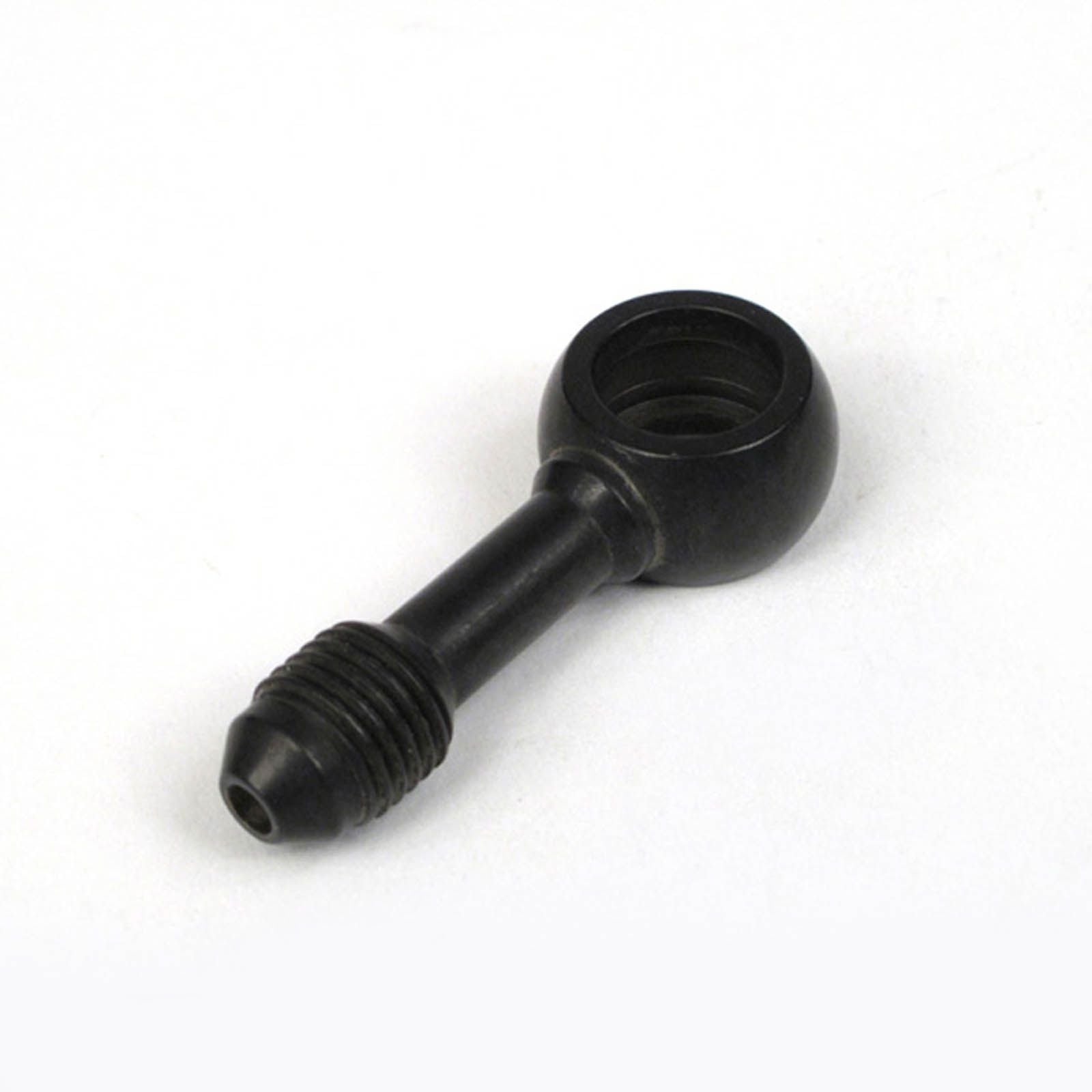 New WHITES Brake - 10mm Banjo - Straight - Steel Black #DBF10BSK