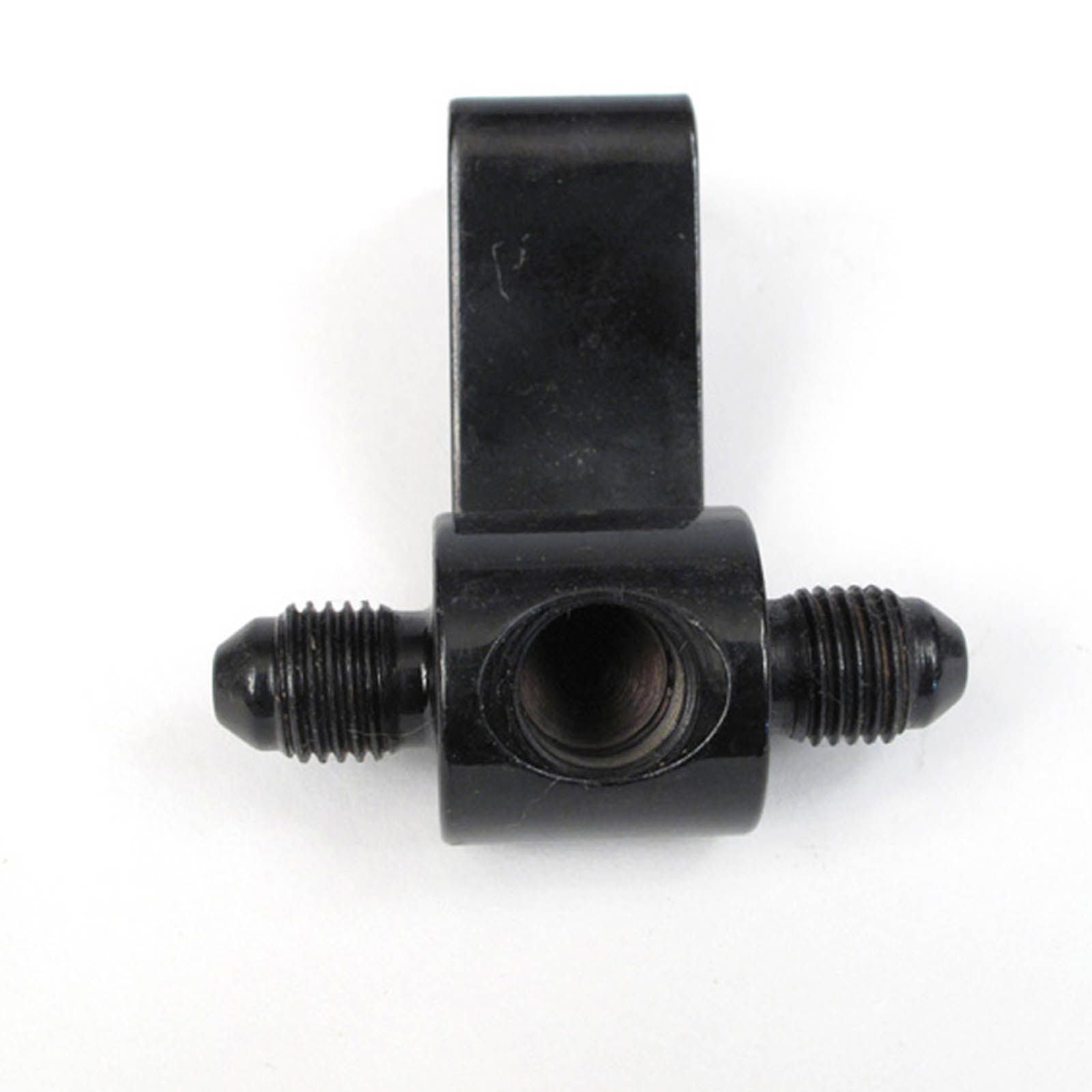 New WHITES Brake - Line Tee with Brake Switch Port - Steel Black #DBFTBLSK