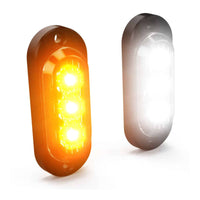 New DENALI T3 Front Turn Signal / Drl Pods White/Amber - Pair #DEDNLT310200