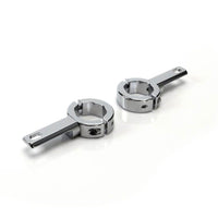 DENALI Engine Guard / Frame Light Mount/ 32-38mm Diametre Tubes - Chrome