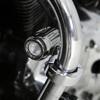 DENALI Engine Guard / Frame Light Mount/ 32-38mm Diametre Tubes - Chrome