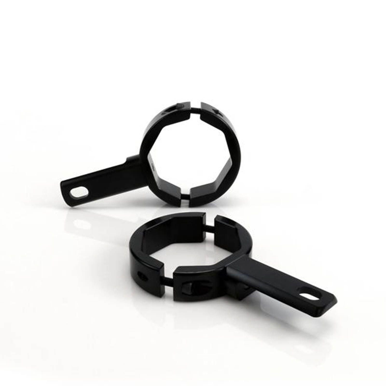 DENALI USD Fork Tube Light Mount/ 50-60mm Diametre Tubes - Black #DELAH0010500B