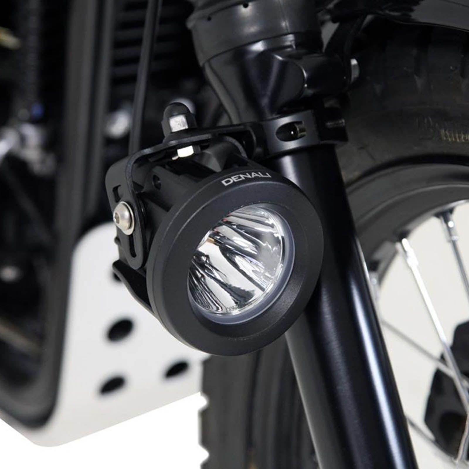 DENALI USD Fork Tube Light Mount/ 50-60mm Diametre Tubes - Black #DELAH0010500B