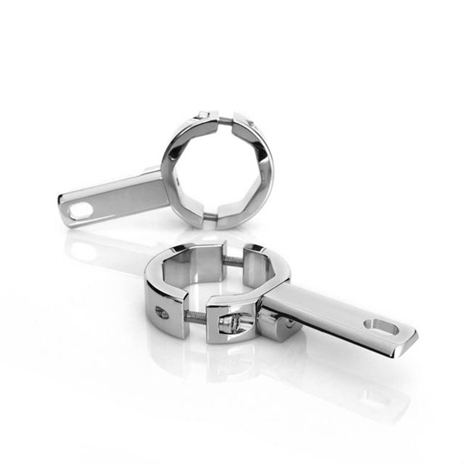 DENALI Conv Fork Tube Light Mount/ 39-49mm Diametre Tubes - Chrome DELAH0010600C