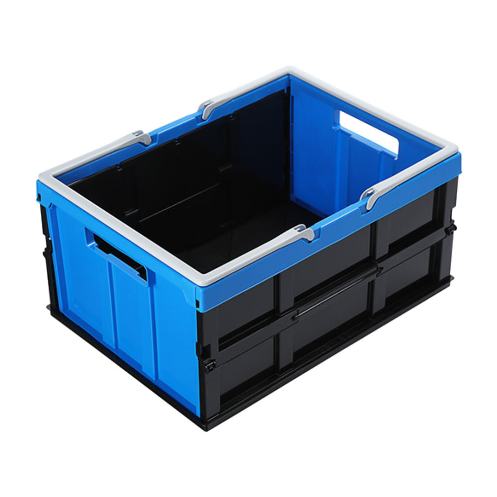 New GEAR-X Blue Folding Storage Basket / Box with Handle 35L Capacity DY-611