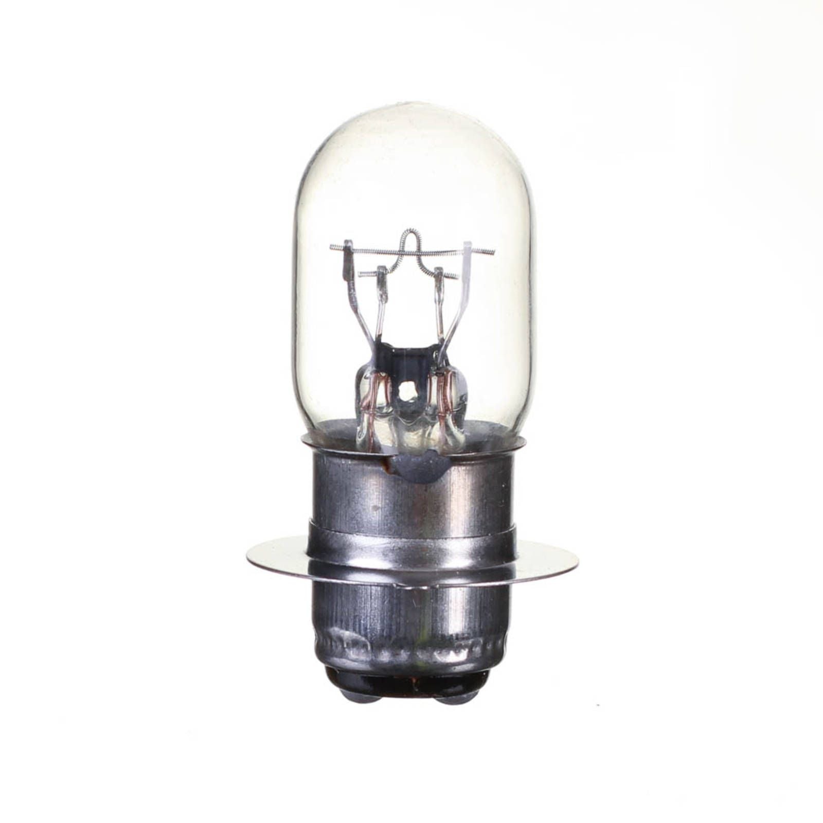 New WHITES Globes 12V 25/25W H/L (P15D-25-1/H6M) (A3603) (Pack of 10) #ELB1213