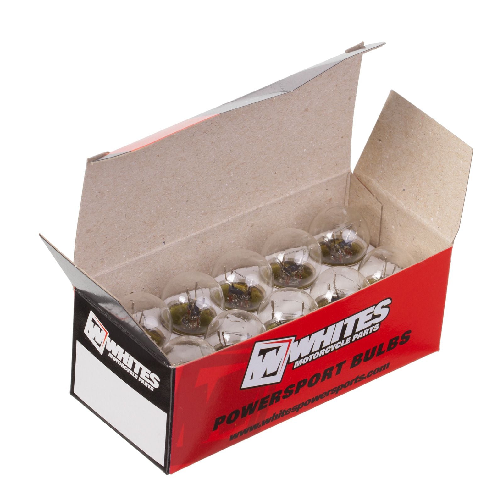 New WHITES Globes 12V 18/5W Stop/Tail Bayonet Sml Glass (A2189) (Pkt 10 #ELB1271