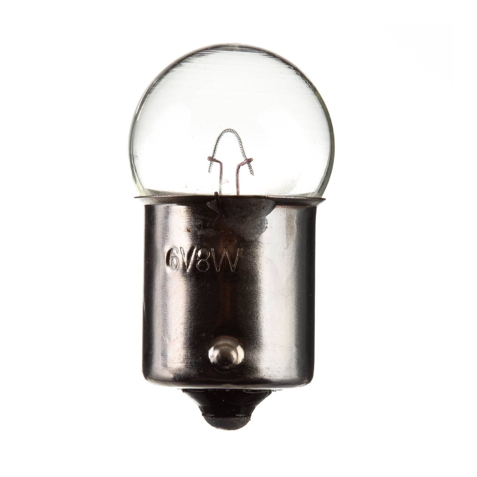 New WHITES Globes 6V 8W Ind Bayonet Single (A4115) (Pack of 10) #ELB6808