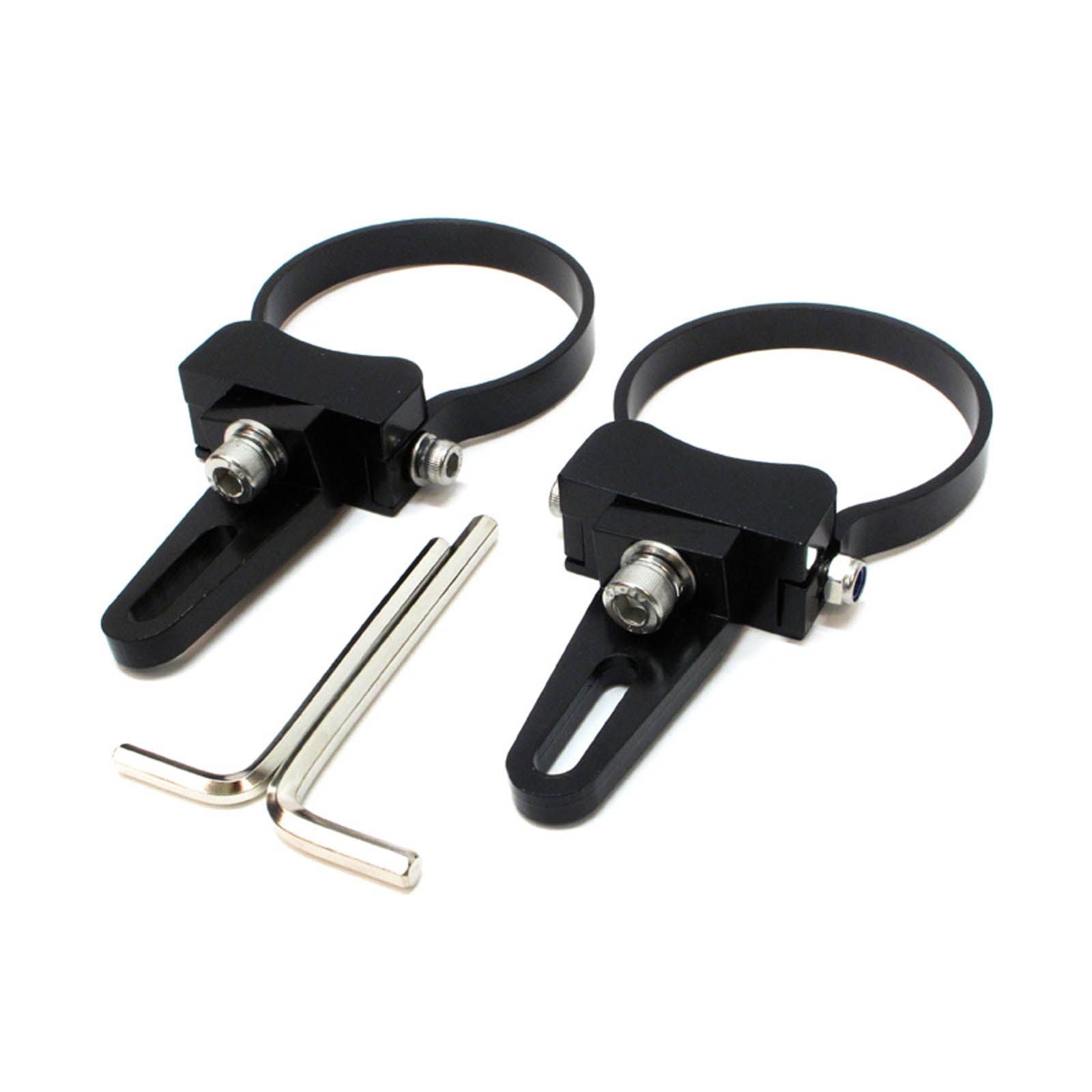 New WHITES LED Light Bar Tube Mount Brackets 3