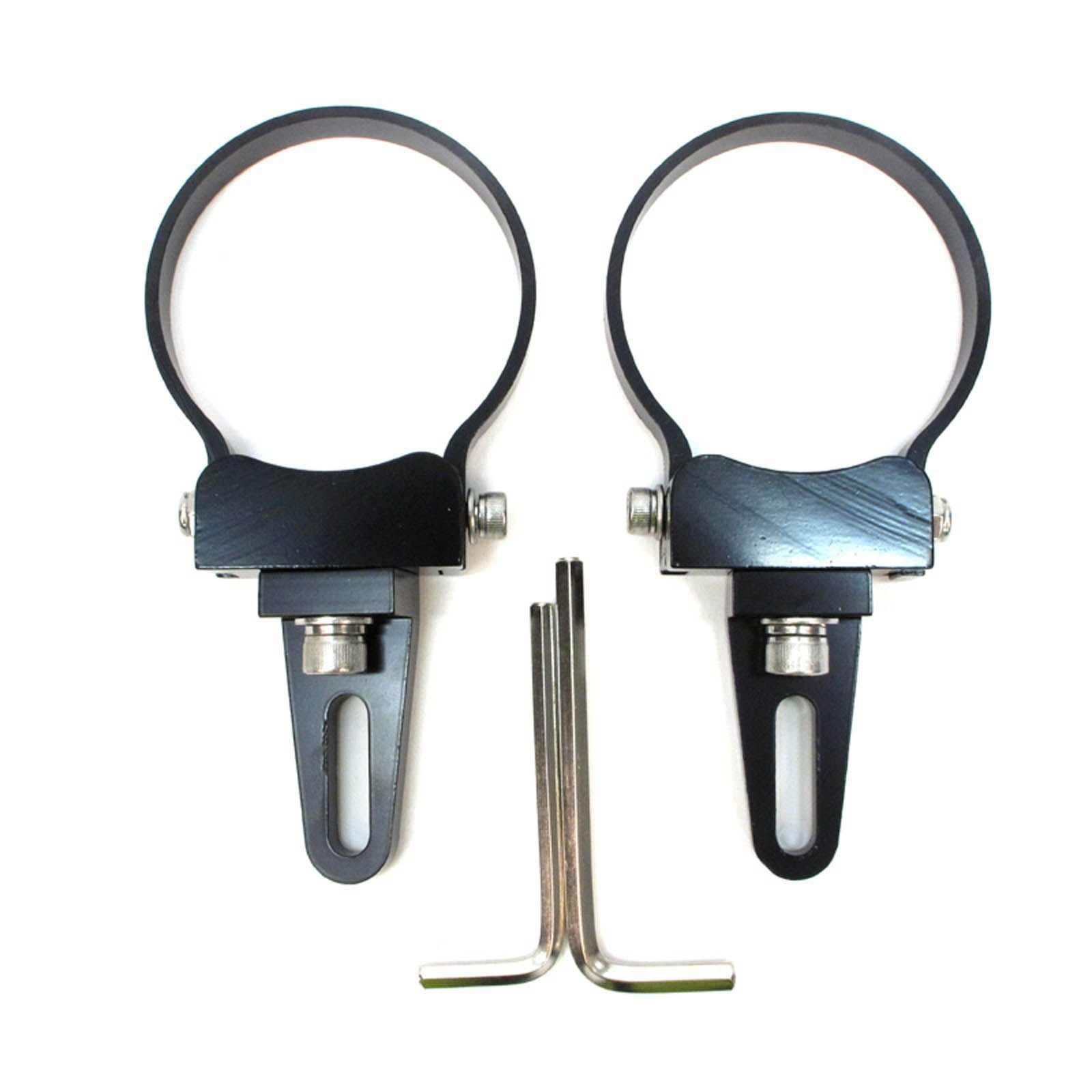 New WHITES LED Light Bar Tube Mount Brackets 3