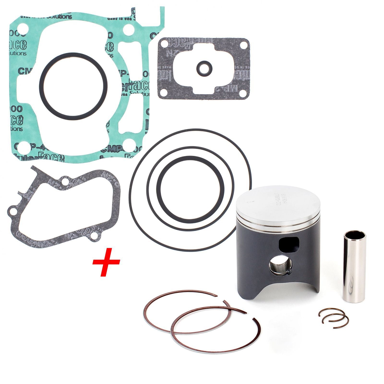 Top End Rebuild Kit (B) For Kawasaki KDX220 1997-2005 (Brg not incl.) #ERTK028B