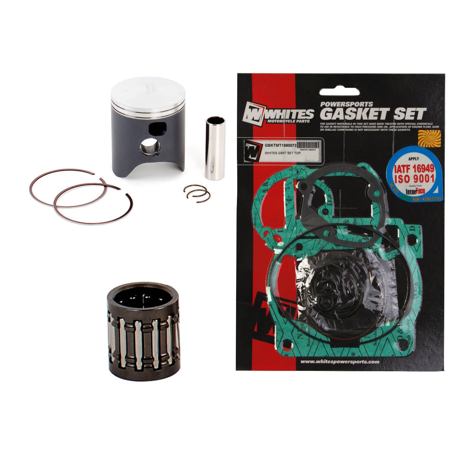 New Top End Rebuild Kit (B) For KTM 250 SX 2003-2004 - Single Ring #ERTKT038BP