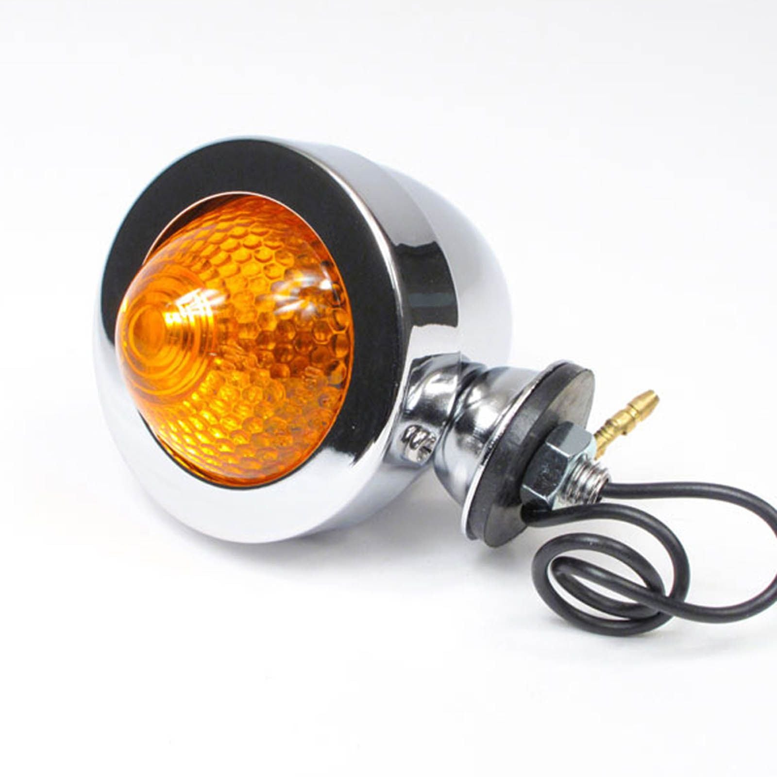 New WHITES Bullet Marker Light For HD (EA) #FLHDBML