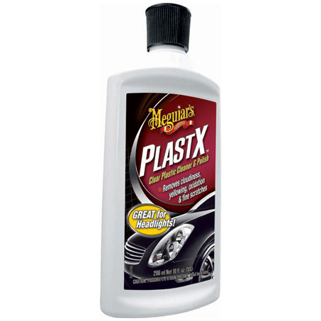 New MEGUIARS Exterior Trim Care PlastX Plastic Cleaner & Polish 296ml - G12310