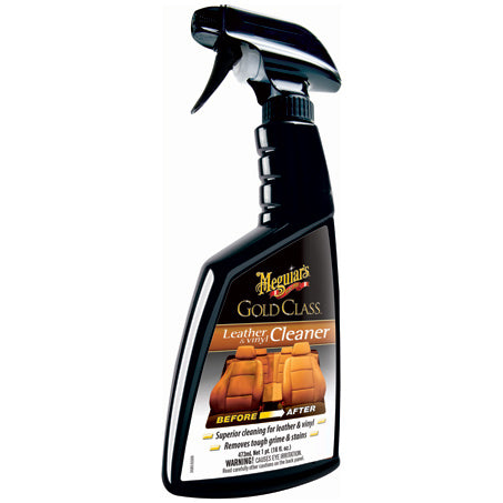 New MEGUIARS Gold Class Leather and Vinyl Cleaner 473ml - G18516