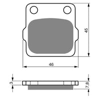 New GOLDFREN Brake Pad - S3 Sintered Sports #GF007S3