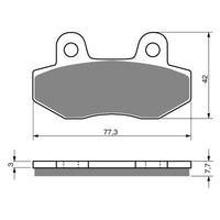 New GOLDFREN Brake Pad - S3 Sintered Sports (PBPH27) #GF011S3