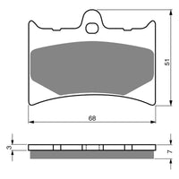 New GOLDFREN Brake Pad - S3 Sintered Sports #GF019S3