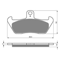 New GOLDFREN Brake Pad - S3 Sintered Sports #GF089S3