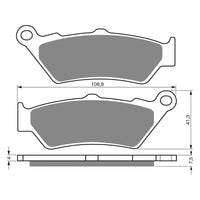 New GOLDFREN Brake Pad - S3 Sintered Sports (PBPH270) #GF106S3