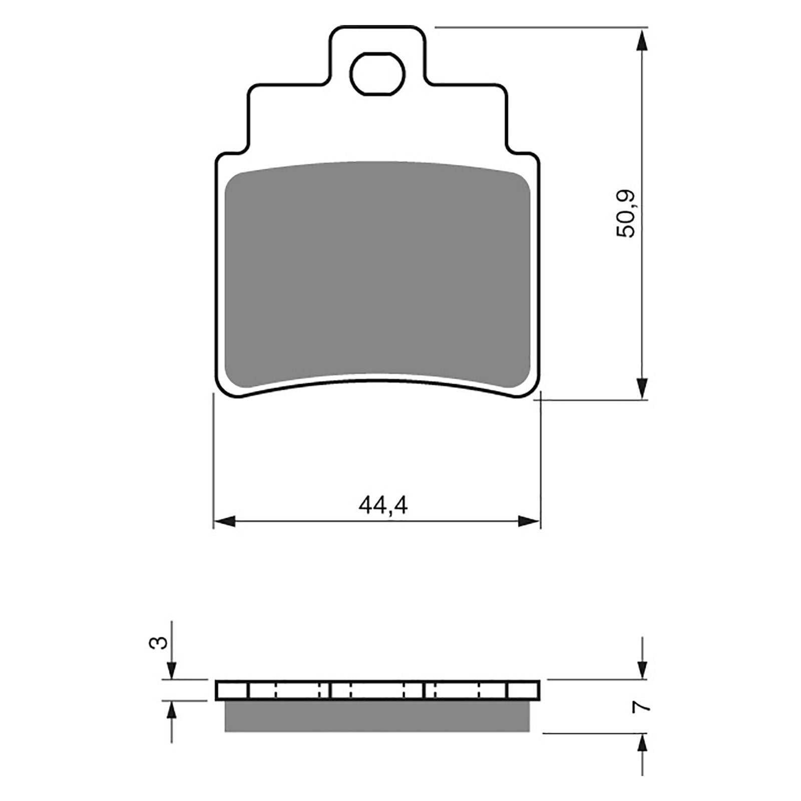 New GOLDFREN Brake Pad - K5 Off-Road Racing #GF140K5