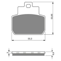 New GOLDFREN Brake Pad - S3 Sintered Sports #GF263S3