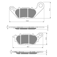 New GOLDFREN Brake Pad - S3 Sintered Sports (Pbp404Sc) #GF264S3