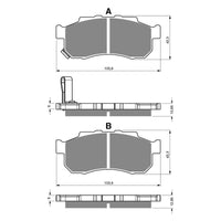 New GOLDFREN Brake Pad - K5 Off-Road Racing (PBPR411) #GF338K5