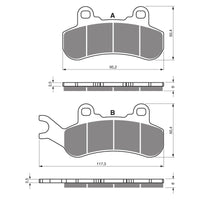 New GOLDFREN Brake Pad - K5 Off-Road Racing (PBPR508) #GF376K5
