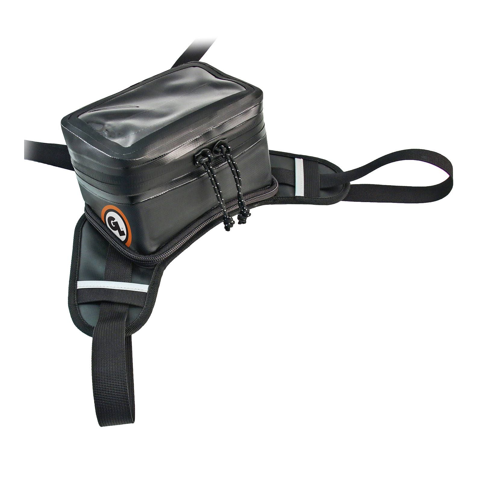New GIANT LOOP Giant Loop Buckin' Roll Tank Bag - Black #GLBNR20B
