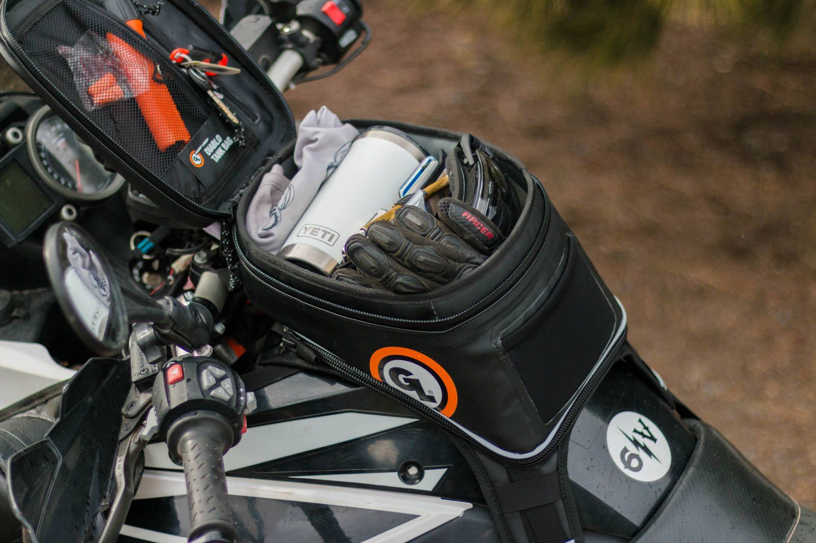 New GIANT LOOP Giant Loop Diablo Tank Bag - Grey #GLDTB21G