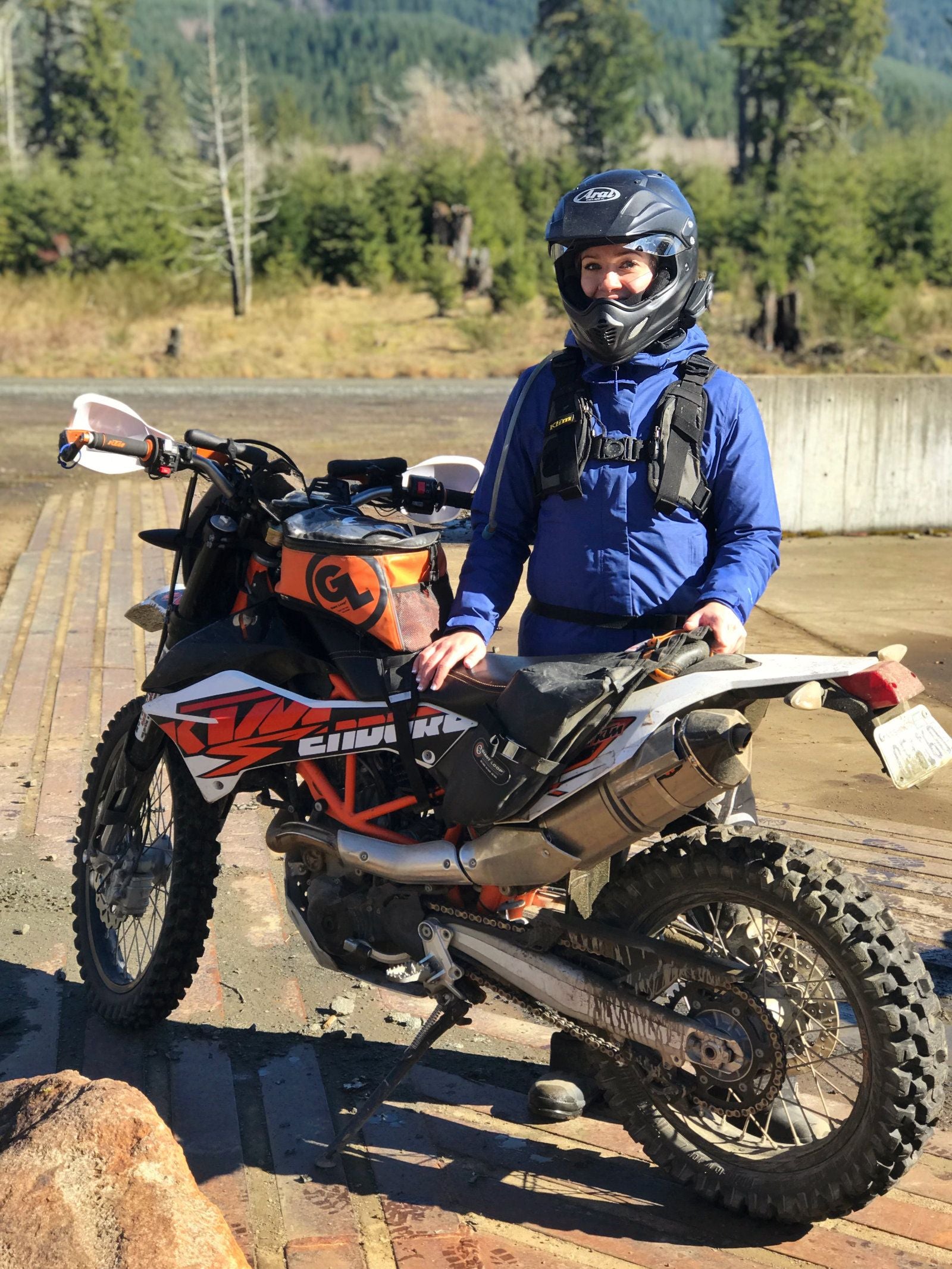 New GIANT LOOP Giant Loop Fandango Tank Bag - Grey #GLFTB21G