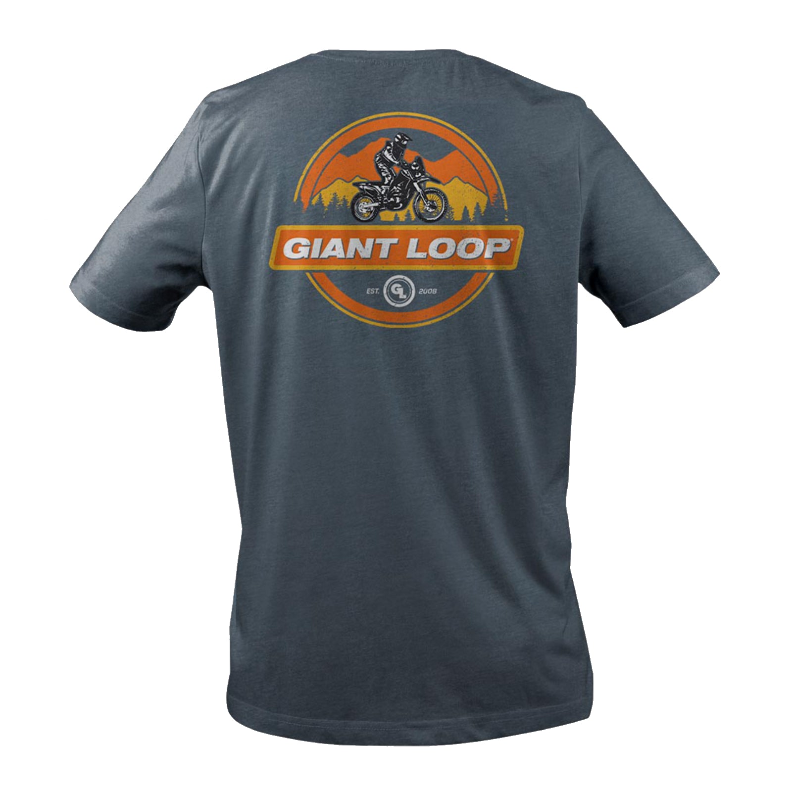 New GIANT LOOP Short Sleeve T-Shirt - Retro Medium #GLTRETROM | Australian Moto Spares