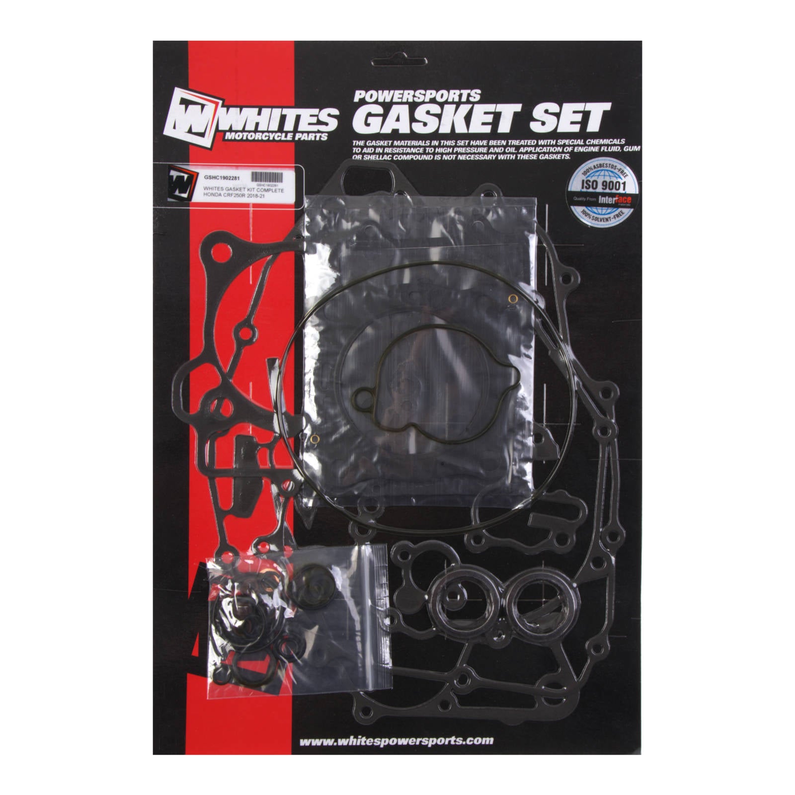 New WHITES Gasket Kit Complete For Honda CRF250R 2018-2021 #GSHC1902281